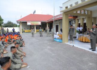 Bupati Asahan Apresiasi Pol PP Diacara HUT Ke 73