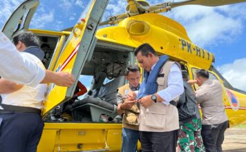 Terbang Ke Serasan Naik Helikopter BNPB, Gubenur Ansar Akan Serah Bantuan Rp1 Miliar