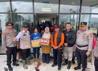 Pemprov Kepri Bantu Rp1 Miliar, BNPB Bantu 5 Motor dan 1 Mobil Dapur Untuk Bencana Serasan
