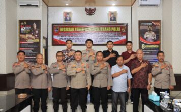 Kunjungi Polres Lampung Utara, Puslitbang Polri Gelar Penelitian