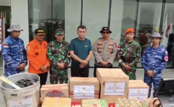 Bantuan dari Kasau Telah Sampai Dilokasi Bencana Pulau Serasan