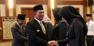 Gubernur Kepri Lantik 135 Pejabat Eselon II, III & IV