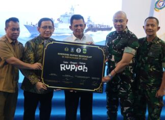 Upaya Tekan Inflasi, Ansar Resmikan Kampung Cinta Bangga Paham Rupiah & Peletakan Prasasti Ekspedisi Rupiah Berdaulat