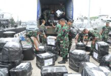 Bansos Korem 033/Wira Pratama Kembali Dikirim ke Serasan Natuna