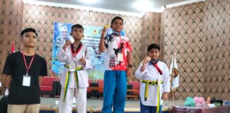 Atlet Lingga Raih Juara Kedua Kejuaraan Taekwondo Ke-4 Pengkot TI Tanjungpinang