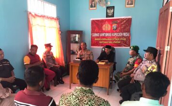 Polsek Midai Gelar Jum’at Curhat Kamtibmas Bersama Masyarakat Desa Air Putih