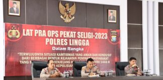 Kapolres Lingga Buka Lat Pra Ops Pekat Seligi 2023