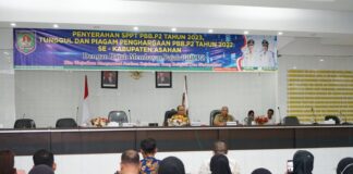 Pemerintah Kabupaten Asahan Laporkan Penetapkan PBB P2 Tahun 2022