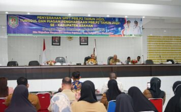 Pemerintah Kabupaten Asahan Laporkan Penetapkan PBB P2 Tahun 2022
