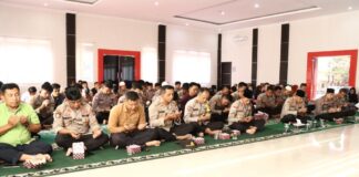 Sambut Ramadhan 1444 H, Polres Lingga Gelar Doa Bersama