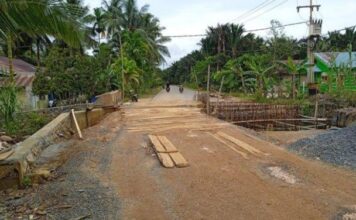 Proyek Box Culvert di Daik-Musai Lingga Tak Kunjung Siap