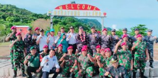 Aspotmar Kasal TNI Mayjen TNI (Mar) Nur Alamsyah Tinjau Pulau Sekatung Perbatasan Natuna Utara