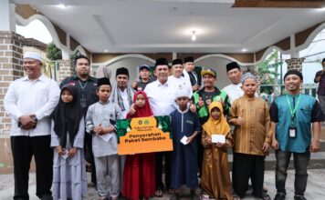 Bersama Gojek, Gubernur Ansar Bakti Sosial di Panti Asuhan Qurrotu A’yun Batam