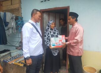 PCNU Batam dan GP Ansor Berbagi Asih di Pulau Karas
