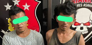 Terekam CCTV, 2 Orang Pencuri Mesin Air Ditangkap Untit Jatanras Polres Asahan