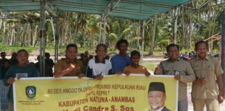 Anggota DPRD Kepri Hadi Candra Reses di Kecamatan Pulau Panjang