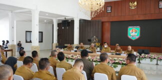 Bupati Asahan Pimpin Rakorpem Bulan April 2023