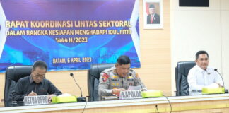Jelang Operasi Ketupat Seligi 2023, Kapolda Kepri Pimpin Rakor Lintas Sektoral