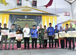 Gubernur Ansar Serahkan Bantuan Insentif di Anambas