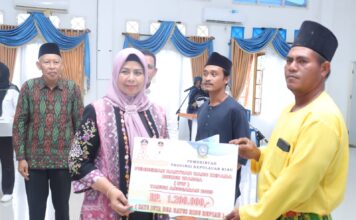Kunker Ke Lingga, Gubernur Ansar Serahkan Sejumlah Bantuan