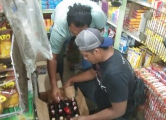 Polres Asahan Amankan 35 Botol Miras ,1 Mucikari dan Seorang PSK Saat Operasi Pekat Toba 2023