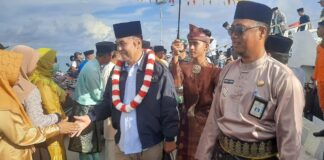 Bupati Natuna Safari Ramadhan di Desa Tanjung Pala Pulau Laut