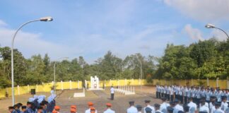 Sambut HUT TNI AU Ke-77, Lanud RSA Ziarah di TMP Ranai