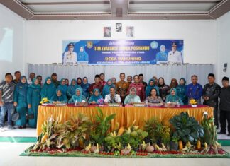 Tim Evaluasi TP PKK Sumut Kunjungi Desa Rahuning