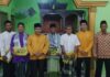 Safari Ramadhan di Desa Gunung Putri, Golkar Natuna Bagi Sarung dan Sumbang Mesjid