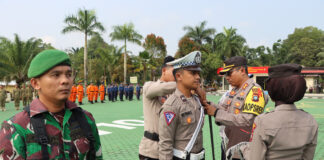 Polres Natuna Terjunkan Dua Pertiga Kekuatan Pengamanan Ops Ketupat Seligi 2023