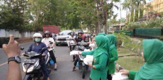 Personil Kodim 0315/ Tanjung Pinang Kembali Turun Ke Jalan Raya Berbagi Takjil