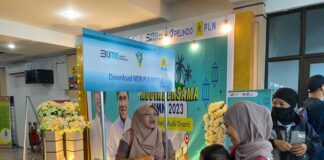 Posko Mudik PLN Layani Para Pemudik di Pelabuhan Tanjung Balai Karimun