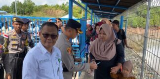 Polres Lingga Berikan Layanan Balik Mudik Gratis