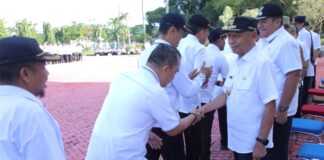 Bupati Asahan Pimpin Apel Gabungan Perdana Pasca Idul Fitri