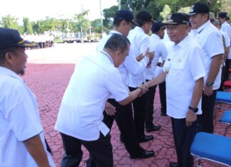 Bupati Asahan Pimpin Apel Gabungan Perdana Pasca Idul Fitri