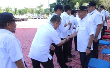 Bupati Asahan Pimpin Apel Gabungan Perdana Pasca Idul Fitri