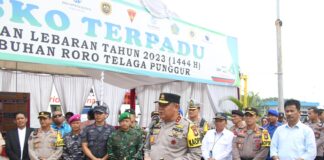 Kapolda Kepri Pimpin Pelepasan Arus Balik Mudik Gratis Polri Presisi Tahun 2023