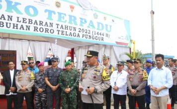 Kapolda Kepri Pimpin Pelepasan Arus Balik Mudik Gratis Polri Presisi Tahun 2023