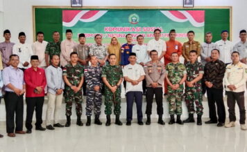 Jalin Kerjasama Peningkatan Kesejahteraan Rakyat, Kodim 0318/Natuna Gelar Komsos Bersama Aparatur Pemda