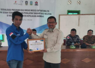 Konsisten Bantu Nelayan Melalui CSR, HNSI Anambas Berikan Penghargaan Kepada Medco E&P Natuna