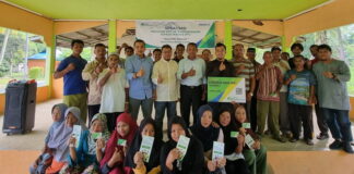 BPJS Ketenagakerjaan Natuna Gelar Sosialisasi Program Kerja Kepada Pekerja BPU di Desa Mekar Jaya