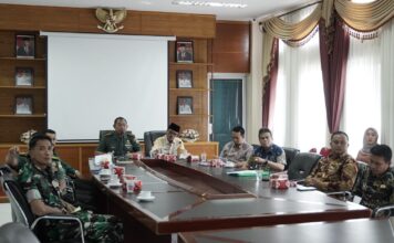 Dandim 0306/50 Kota Paparkan Persiapan TMMD/N ke-116 di Hadapan Pangdam I/BB