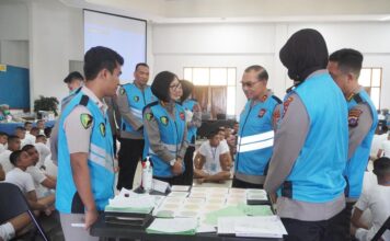 Kapolda Sumbar Cek Pelaksanaan Rikkes Tahap I Seleksi Penerimaan Bintara Polri