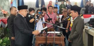 Ketua DPRD Lampung Utara Pimpin PAW Fraksi Partai Gerindra