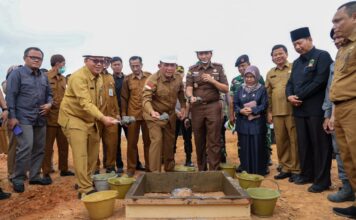 Gubernur Ansar Letakkan Batu Pertama Gedung Rawat Inap Jiwa dan Perkantoran RSKJKO EHD