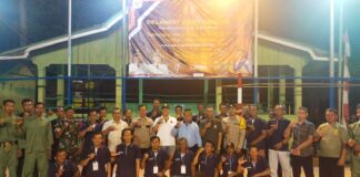 Hadiri Pembukaan Turnamen Bola Voli Mamut Cup II, Kapolsek Senayang Himbau Junjung Sportifitas Bertanding