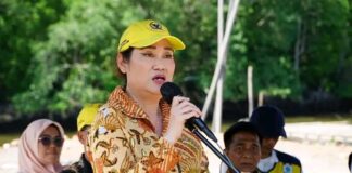 Melalui Dana Aspirasinya Cen Sui Lan Resmikan Proyek Irigasi Rp25 Miliar di Panggak Darat Lingga