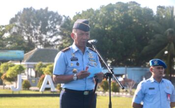 Danlanud RSA Natuna Pimpin Upacara Peringatan Ke-115 Harkitnas