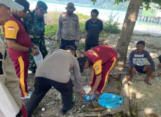 Polsek Jemaja Amankan 3 Buah Paket Berbungkus Plastik Transparan
