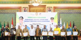 Gubernur Ansar Serahkan Anugrah Paritrana Award 2022 Provinsi Kepri